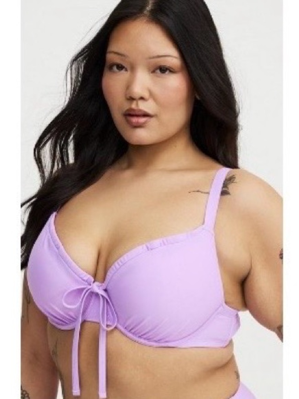 NWT torrid Underwire Bow Bikini Top